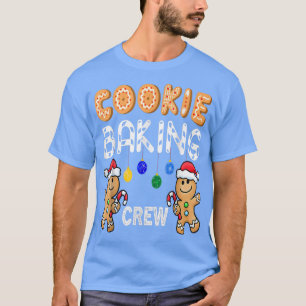 T-shirt Cookie Baking Crew Gingerbread Costume de Noël p
