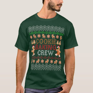 T-shirt Cookie Baking Crew Shirt Christmas Family Gingerbr