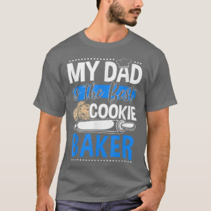 T-shirt Cookie Cuisinière Cookie Lover Baker Papa Baking