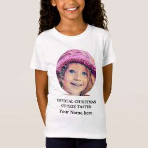 T-Shirt cookie de Noël moderne personnalisé modèle photo T