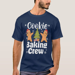 T-shirt Cookie de Noël Pajama d'équipage, pain d'épice C