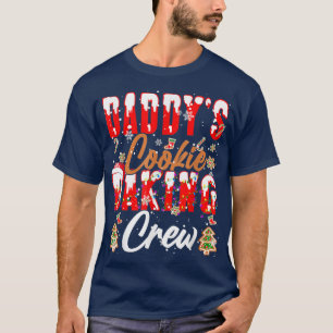 T-shirt Cookie de papa Cuisinière Crew Xmas Père Noël Bake