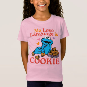 T-Shirt Cookie Monster   Citation de la Saint Valentin