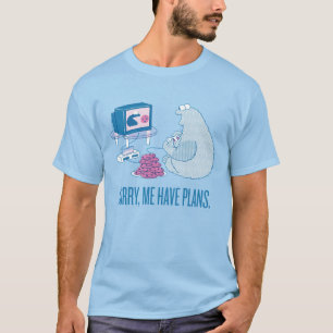 T-shirt Cookie Monster   Désolé, J'Ai Des Plans