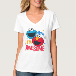 T-shirt Cookie Monster & Elmo Ouais, je suis génial