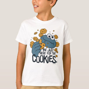 T-shirt Cookie Monster Me Just Here pour les cookies