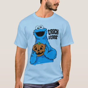 T-shirt Cookie Monster - Tricoter Ou Traiter