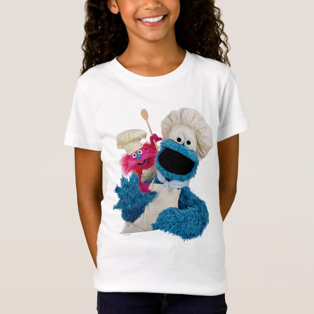 T-Shirt Cookie Monster's Foodie Truck Friends (Devant)