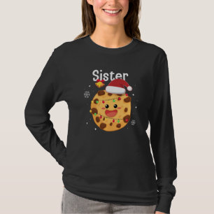 T-shirt Cookie Soeur Père Noël Family Pyjama Correspondanc