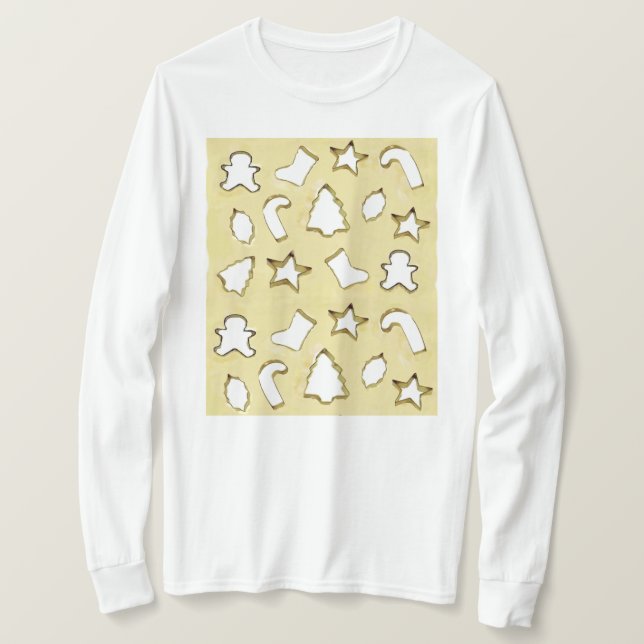 T-shirt Cookies de Noël Cuisine de vacances (Design devant)