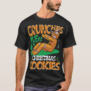 T-shirt Cookies de Noël Pain d'épice Homme Gym Entraînemen