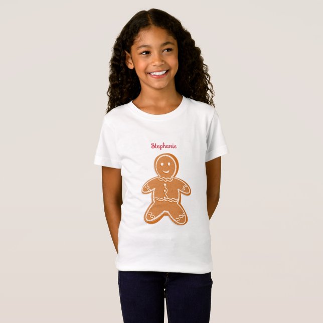 T-Shirt Cookies de pain d'épices (Devant entier)