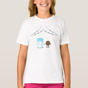 T-shirt Cookies et lait meilleur ami