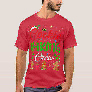 T-shirt Cooking Lover Xmas Pajama Funny Cookie Baking Crew