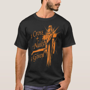 T-shirt Cool 1 Croix + 3 clous 4 Donné Christian God Cadea