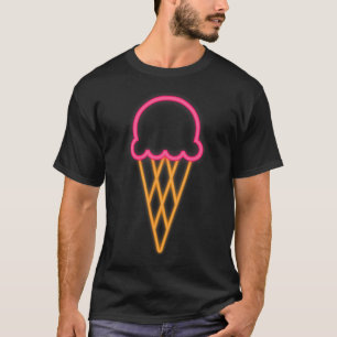 T-shirt Cool 80s 80 Crème glacée Costume à thème Rétro P