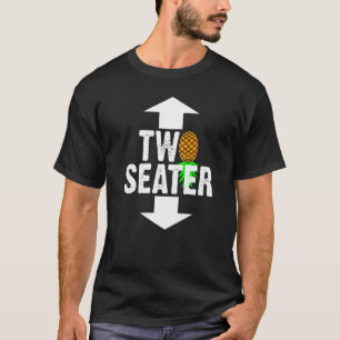 T-shirt Cool À Deux Sièges À L'Arrière De L'Ananas