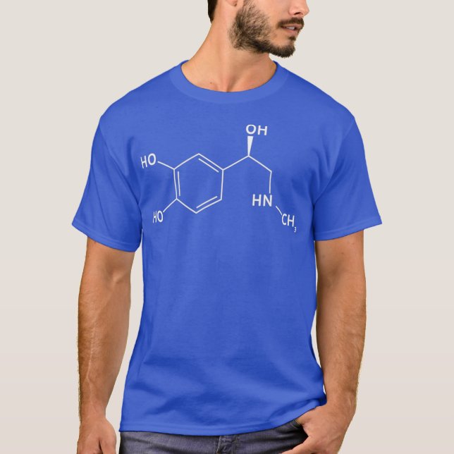 T-shirt Cool Adrénaline chimie Molécule Chemitry T (Devant)