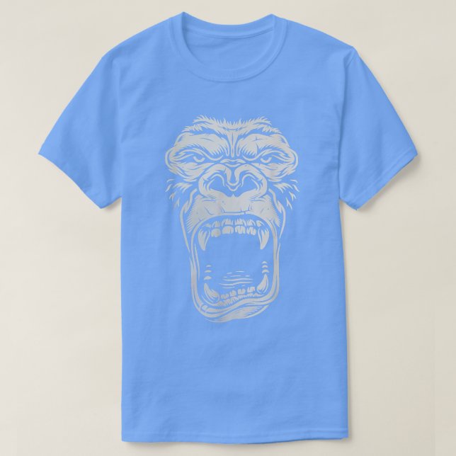 T-shirt Cool Angry Gorilla Face Teacher Mode d'entraînemen (Design devant)