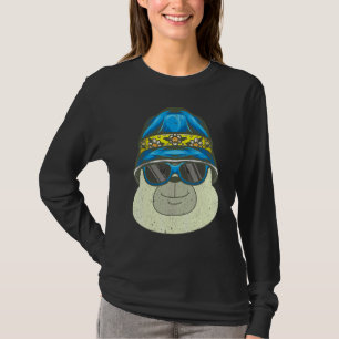 T-shirt Cool Arctic Animal Lunettes de soleil Ours polaire
