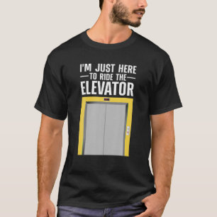 T-shirt Cool Ascenseur Art Pour Hommes Femmes Inspecteur A