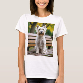 T-shirt cool avec chien design de l'auteur