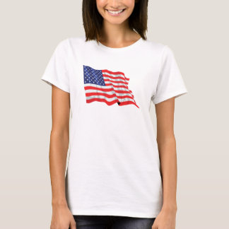 T-shirt cool avec le drapeau américain design de l