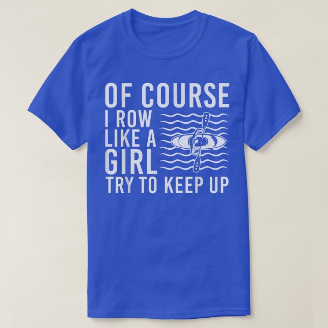 T-shirt Cool Aviron Art Femmes Filles Coswain Paddle Oar C (Design devant)