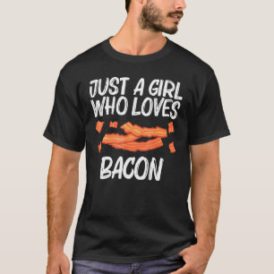 T-shirt Cool Bacon Art Pour Filles Porc Enfant Pause