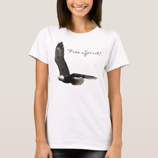 T-shirt Cool Bald Eagle Wildlife Collection (Devant)