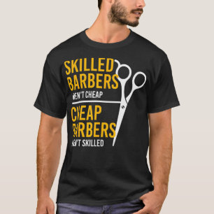 T-shirt Cool Barbier Pour Hommes Femmes Coiffeuse Coiffeus