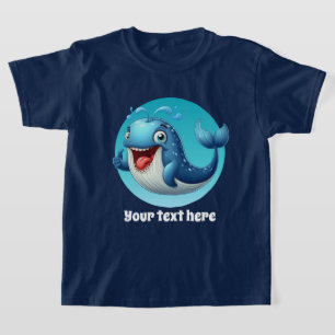 T-shirt Cool Beach ajouter texte unisex enfants baleine