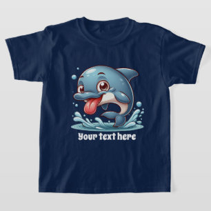 T-shirt Cool Beach ajouter texte unisex enfants dauphin