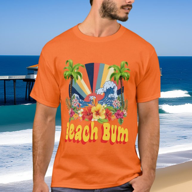 T-shirt cool beach bum unisex (Créateur téléchargé)