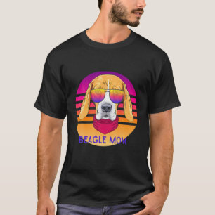T-shirt Cool Beagle Maman Chien Tête Fête des Mères