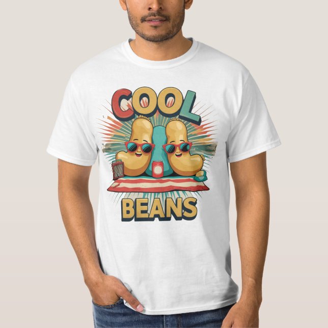 T-shirt "Cool Beans Vintage Graphic (Devant)