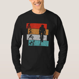 T-shirt Cool Beau Mtb Mountain Vélo Bmx Downhill Retr