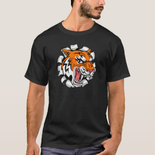 T-shirt Cool Bengale Tiger ouvre la croissance des larmes