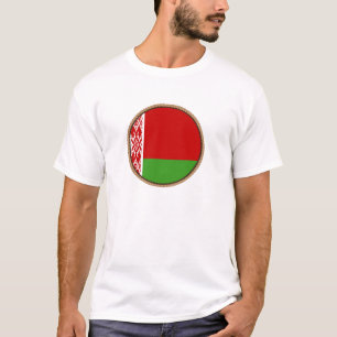 T-shirt Cool Biélorussie Drapeau Sceau
