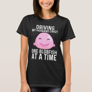 T-shirt Cool Blobfish Design Pour Femmes Maman Pêcheurs Po