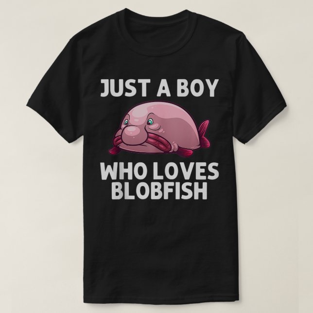 T-shirt Cool Blobfish Pour Garçons Enfants Blob Poisson Me (Design devant)