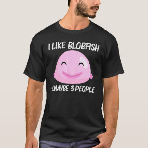 T-shirt Cool Blobfish pour hommes femmes pêcheurs poissons