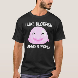 T-shirt Cool Blobfish pour hommes femmes pêcheurs poissons