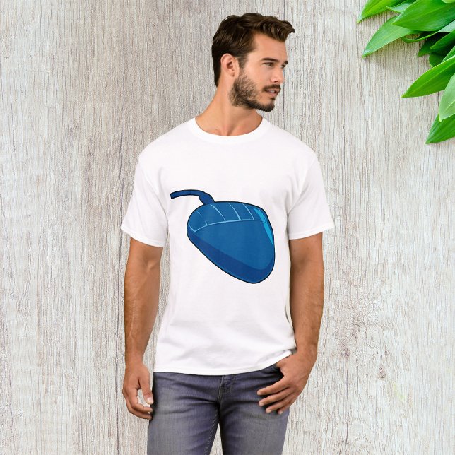 T-shirt Cool Blue Computer Mouse Tech (Créateur téléchargé)