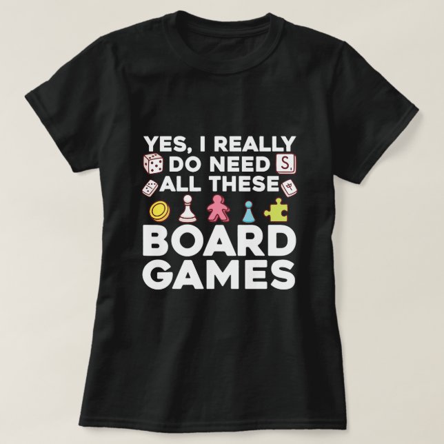 T-shirt Cool Board Jeu Art Pour Hommes Femmes Board Jeux T (Design devant)