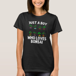 T-shirt Cool Bonsai Arbre Pour Garçons Enfants Plante Dame