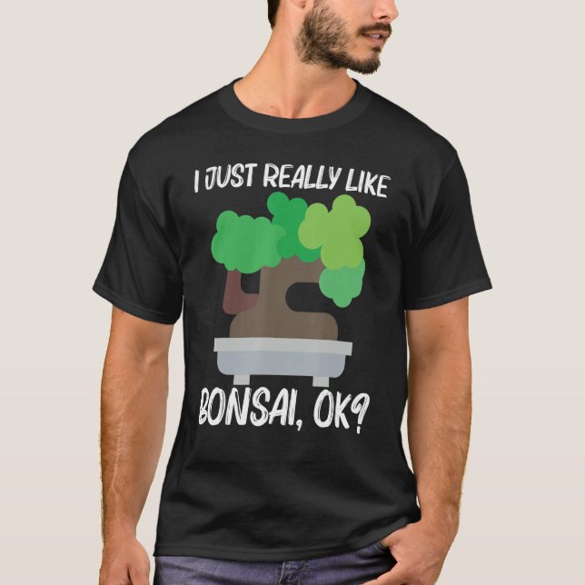 T-shirt Cool Bonsai Pour Hommes Femmes Arbre Plante Jardin (Devant)