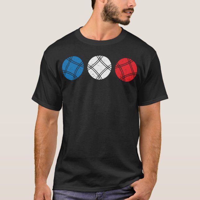 T-shirt Cool boule design - joueur de pétanque de boules (Devant)