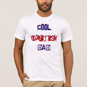 T-shirt Cool Britanniques Papa À Large IV