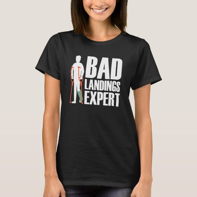 T-shirt Cool Broken Jambe Pour Hommes Femmes Pied Brot Ank (Devant)